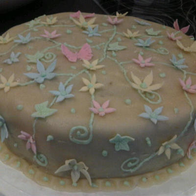 Marzipan Flower Cake
