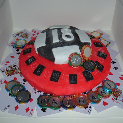 Casino Theme Cake