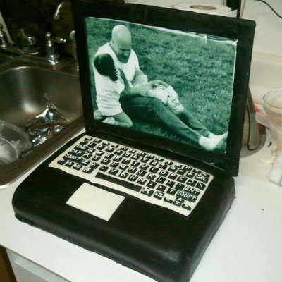 Laptop Cake