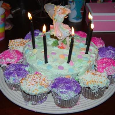 Fairy Birthday Cupcake Cake
