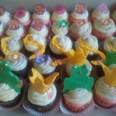 Rapunzel / Tangled Cupcakes