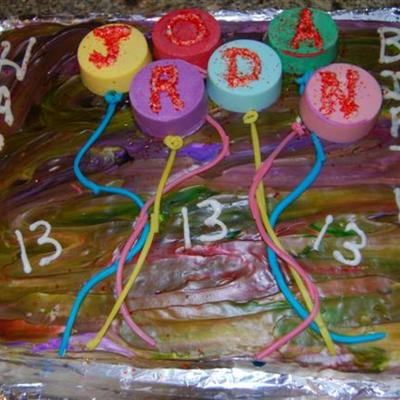 Birthday Balloon Cake