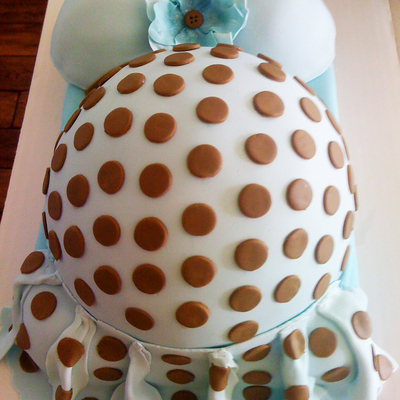 Pregnant Belly Cake
