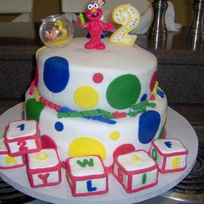 Elmo Birthday Cake