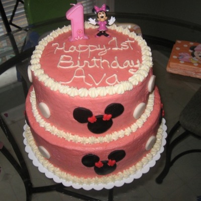 Daughter's 1St Birthday Cake