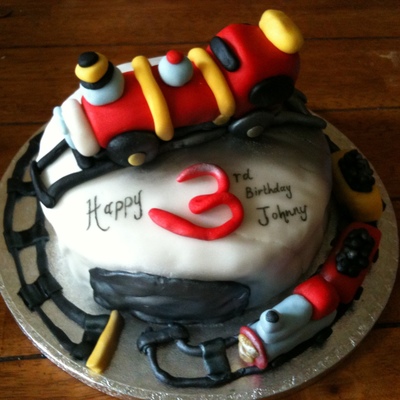 Train Birthday Cake