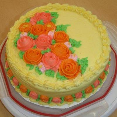 Wilton Course 1 Final Cake