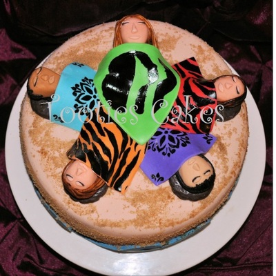 Girl Scout Slumber Party Cake