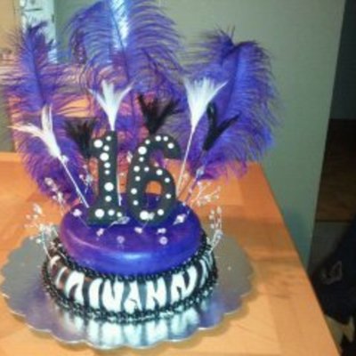 Purple And Zebra Stripes