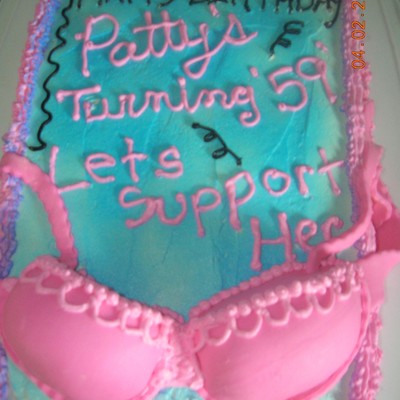 Here Is A Cake I Did For My Moms Birthday.