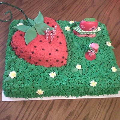 Daughter's Strawberry Shortcake Cake