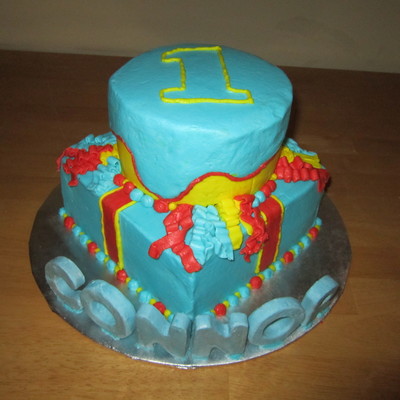 Connor's First Birthday Cake