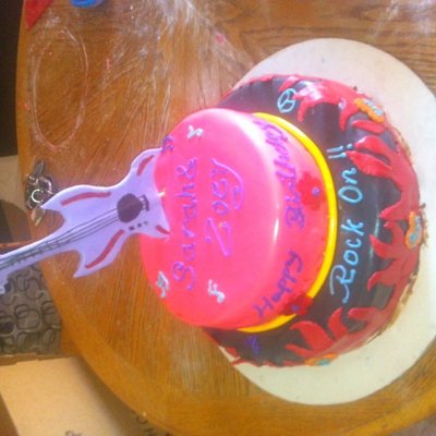 Rock And Roll Birthday Cake