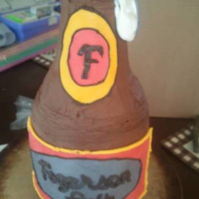 Beer Bottle Cake