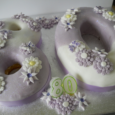 80Th Birthday Cake