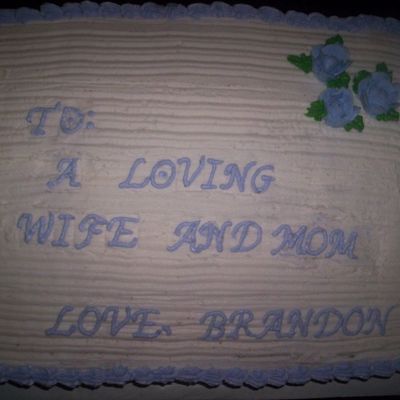 Ladonna's Cake From Hubbie