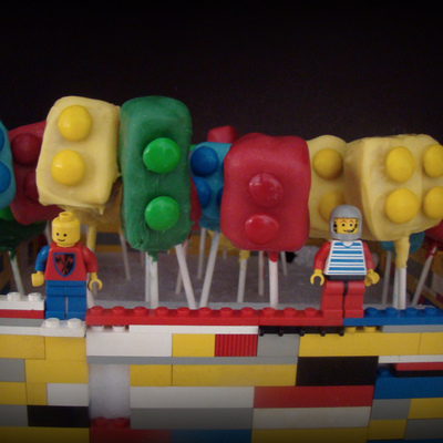 Lego Cake Pops