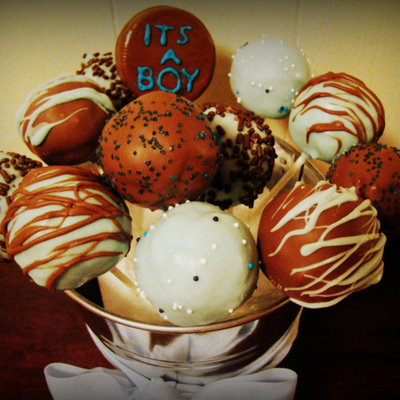 Baby Boy Cake Pops