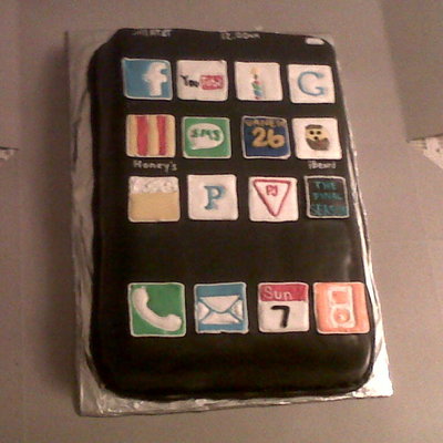 Personalized Iphone Cake