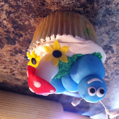 Caterpillar Cupcake