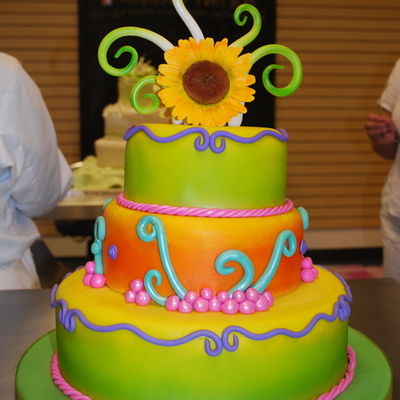 Vibrant Cake