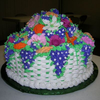 Basketweave Cake