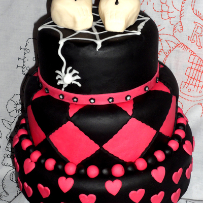 Punk Theme Wedding Cake