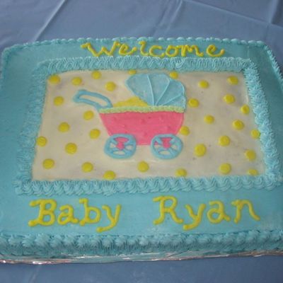 Baby Buggy Cake