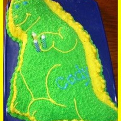 Dinosaur Birthday Cake