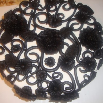 Black And White Birthday Cake