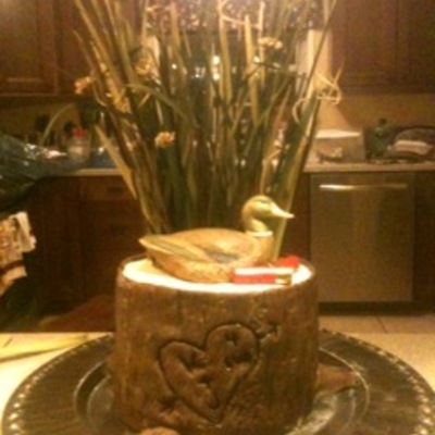 Duck Hunter Grooms Cake