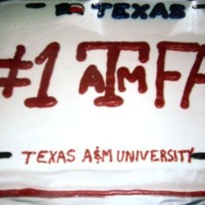 Texas A & M Liscence Plate