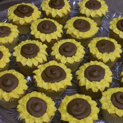 Sunflower Cupcakes