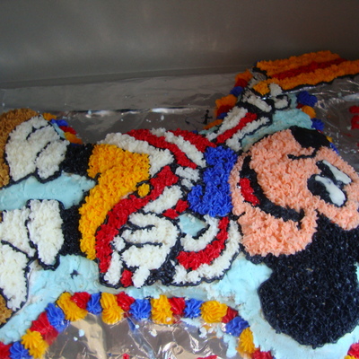 4Th Of July Birthday Cake!