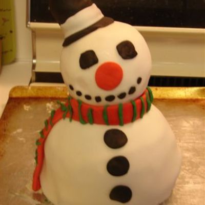 Snowman Cake