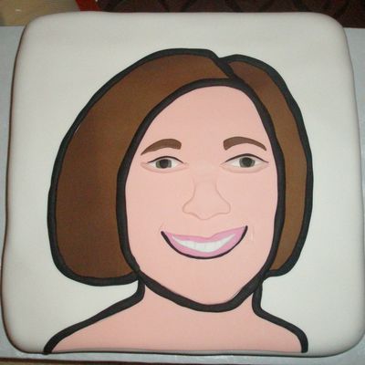 Becca's Birthday Portrait Cake