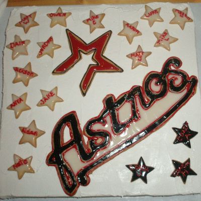 Astros T-Ball Team Cake