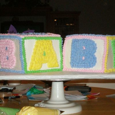 Baby Block Cake