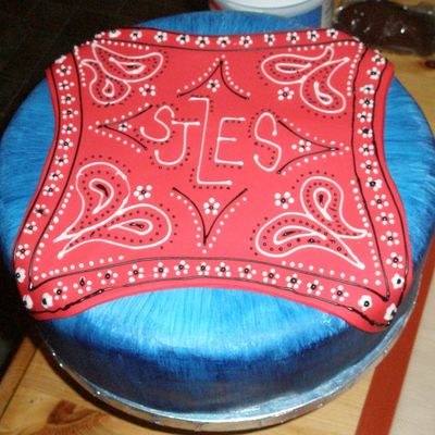 Western/bandana Cake