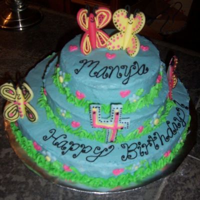 Tiered Butterfly Cake