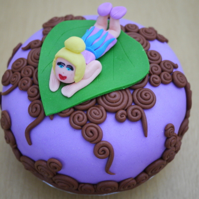 Tinkerbell Theme Cake