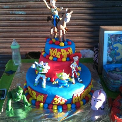 My Son's Birthday Cake I Did.