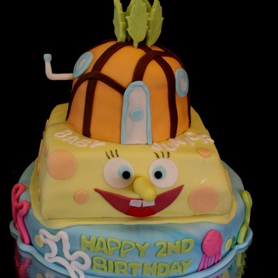 Spongebob Birthday Cake