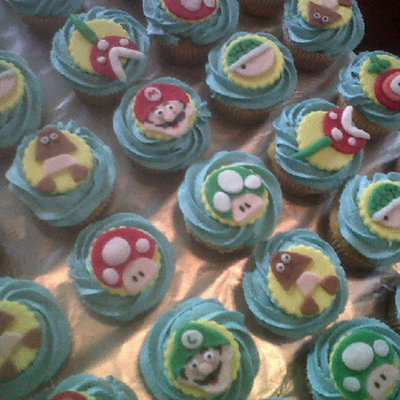 Mario Bros Cupcakes