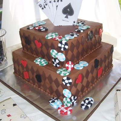 Big Ole Chocolate Grroms Cake