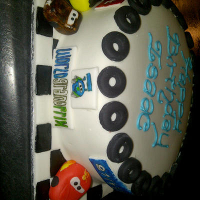 Cars 2 Birthday Cake
