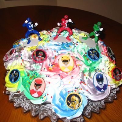 Power Ranger Cupcake Bouquet