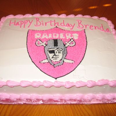 Pink Raiders Cake
