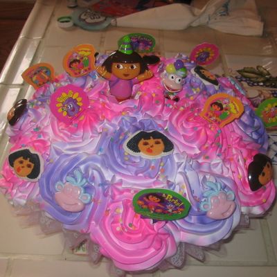 Dora Cupcake Bouquet