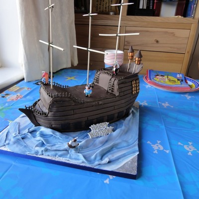 Pirate Ship Cake